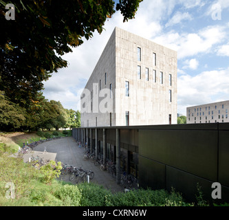 Saxon Zustand und Universitätsbibliothek, technische Universität Dresden, deutsche Fotothek, Foto-Bibliothek, Buch-Museum, Dresden Stockfoto