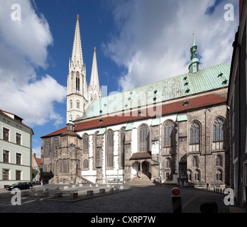 Pfarrkirche St. Peter und Paul, Görlitz, Oberlausitz, Lusatia, Sachsen, Deutschland, Europa, PublicGround Stockfoto