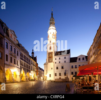 Altes Rathaus, Görlitz, Oberlausitz, Lusatia, Sachsen, Deutschland, Europa, PublicGround Stockfoto