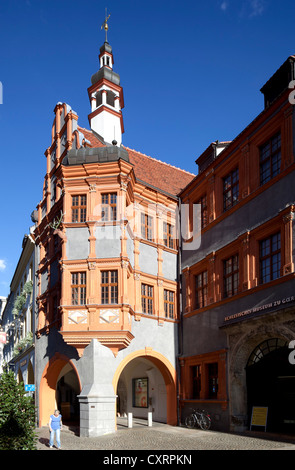 Schlesische Museum in Görlitz, vormals Schoenhof, Görlitz, Oberlausitz, Lusatia, Sachsen, PublicGround Stockfoto