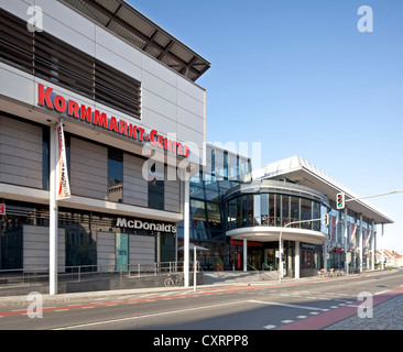 Kornmarkt-Center Einkaufszentrum, Bautzen, Budysin, Oberlausitz, Lusatia, Sachsen, Deutschland, Europa, PublicGround Stockfoto