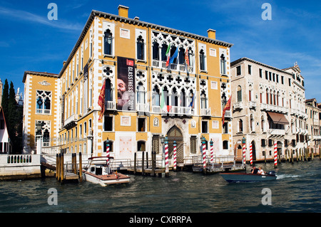 Palazzo Cavalli-Franchetti, gehören zum Istituto Veneto di Scienze, Lettere Ed Arti, venezianischen Institut für die Wissenschaften Stockfoto