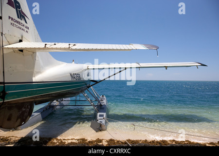 Dehaviland dhc-3 Otter Wasserflugzeug n435b am Strand am trockenen tortugas florida Keys usa Stockfoto