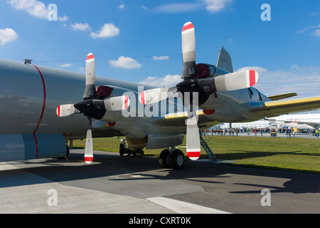 Flugzeugmotor Lockheed P-3 Orion Stockfoto