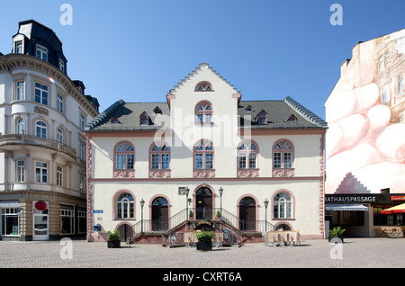 Altes Rathaus, Markt-Quadrat, Wiesbaden, Hessen, Deutschland, Europa, PublicGround Stockfoto