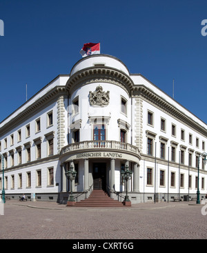 Hessischen Landtags, Gebäude, einer ehemaligen Stadtschloss, Wiesbaden, Hessen, Deutschland, Europa, PublicGround Stockfoto