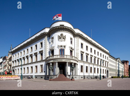 Hessischen Landtags, Gebäude, einer ehemaligen Stadtschloss, Wiesbaden, Hessen, Deutschland, Europa, PublicGround Stockfoto