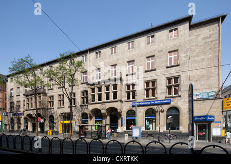 Ehemalige Telegrafen- und Postgebäude, Mainz, Rheinland-Pfalz, Deutschland, Europa, PublicGround Stockfoto