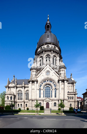 Lutheran Church of Christ, Mainz, Rheinland-Pfalz, Deutschland, Europa, PublicGround Stockfoto