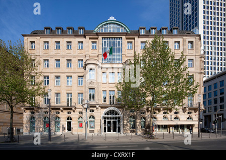 Bürogebäude an der Taunusanlage, Frankfurt Am Main, Hessen, Deutschland, Europa, PublicGround Stockfoto