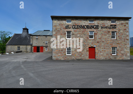 Glenmorangie Whisky Distillery, Scotch single Malt Whisky, Tain, Ross-Shire, Northern Highlands, Schottland, Vereinigtes Königreich Stockfoto