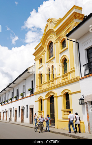 Kolonialarchitektur in Popayán, Hauptstadt des Departamento de Cauca, Kolumbien, Lateinamerika, Südamerika Stockfoto