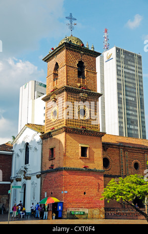 Kirche San Francisco, Stadt von Cali, Departamento Valle del Cauca, Kolumbien, Lateinamerika, Südamerika Stockfoto