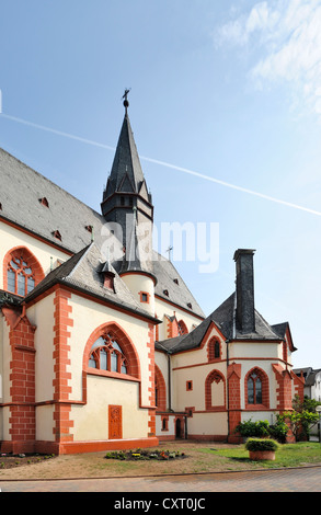 Katholische Pfarrkirche St. Martin, Bingen, Oberes Mittelrheintal, ein UNESCO-Weltkulturerbe, Rheinland-Pfalz Stockfoto