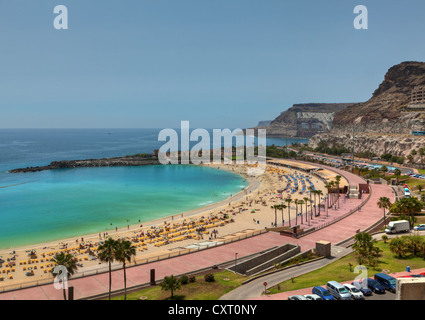 Playa Armadores, Puerto Rico, Gran Canaria, Kanarische Inseln, Spanien, Europa, PublicGround Stockfoto