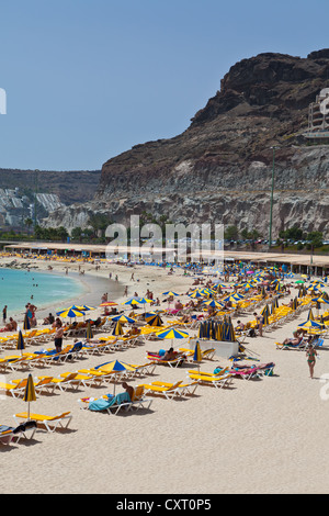 Playa Armadores, Puerto Rico, Gran Canaria, Kanarische Inseln, Spanien, Europa, PublicGround Stockfoto