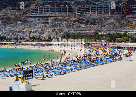 Playa Armadores, Puerto Rico, Gran Canaria, Kanarische Inseln, Spanien, Europa, PublicGround Stockfoto