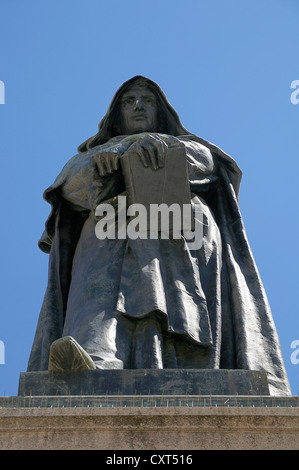 Giordano Bruno-Denkmal, Piazza Campo de Fiori, Rom, Italien, Europa Stockfoto