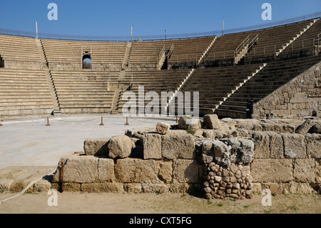 Römisches Theater in Caesarea, Israel, Nahost Stockfoto