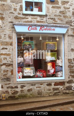 Cath Kidston Schaufenster in Vorderstraße, St. Ives, Cornwall Stockfoto