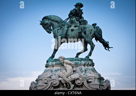 Statue des Prinzen Eugen von Savoyen, Budapest Stockfoto