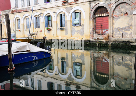 Kanal, Chioggia, Venetien, Italien, Europa Stockfoto