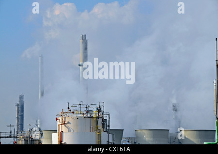 Evonik Degussa Chemiefabrik, Wesseling, Nordrhein-Westfalen, Deutschland, Europa, PublicGround Stockfoto