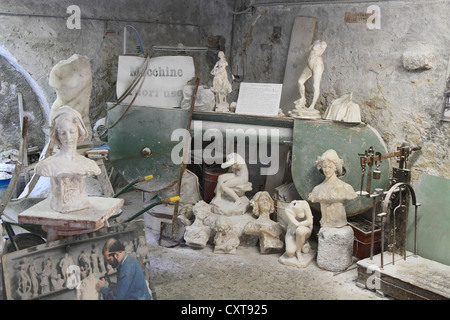 Alabaster Workshop, Volterra, Toskana, Italien, Europa Stockfoto