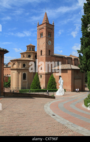 Abbazia di Monte Oliveto Maggiore, Kloster, Toskana, Italien, Europa Stockfoto