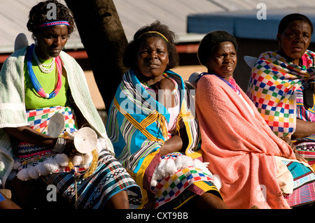 Frauen auf einem traditionellen Festival, Venda, Limpopo, Südafrika, Afrika Stockfoto