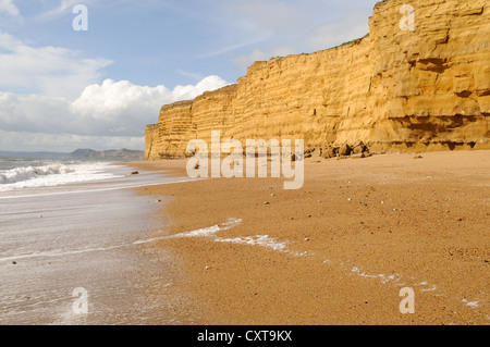 Burton Burton Bradstock Jurassic Strandküste-Dorset-England Stockfoto