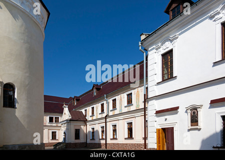 Heilige Dormition Lavra der Studites Mönche, Univ, Galicien, Ukraine Stockfoto