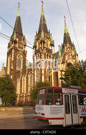 Kirche St. Olha und St. Elisabeth, Lviv, Ukraine Stockfoto