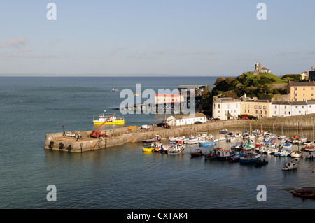 Tenby Harbour Pembrokeshire Wales Cymru UK GB Stockfoto