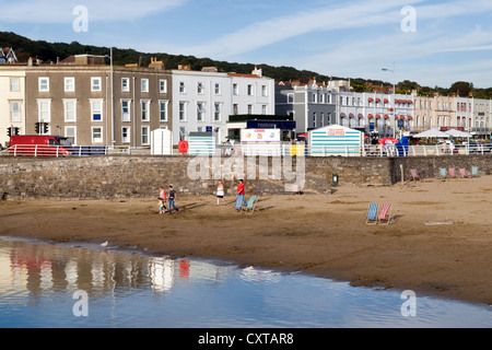 Weston Super Mare Strand und Meer, England, UK Stockfoto