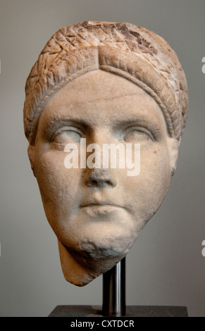 Aus Marmor Kopf Matida Nichte des Kaisers Trajan Roman Hadrianic Zeitraum 117-138 AD Italien Italienisch Stockfoto