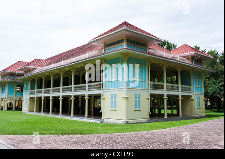 Mrigadayavan Palace ist ein Sommer-Palast von König Rama VI. Es liegt am Strand von Cha Am in Provinz Phetchaburi, Thailand. Stockfoto