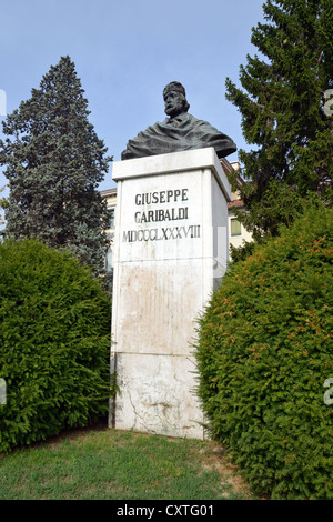 Statue von Giuseppe Garibaldi (Italiens), Dolo, Provinz Venedig, Veneto Region, Italien Stockfoto