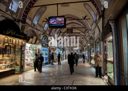 Der große Basar in Istanbul Türkei Stockfoto