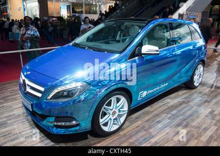 Mercedes Benz Classe B Electric Drive Konzeptfahrzeug auf der Paris Motor Show 2012 Stockfoto