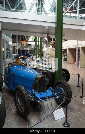 dh National Motor Museum BEAULIEU HAMPSHIRE Französische Rennwagen des Typs 35 für Oldtimer-Rennwagen großbritannien Stockfoto