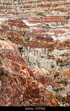 Grobe Formationen in Höllen halben Hektar in Zentral-Wyoming, USA. Stockfoto