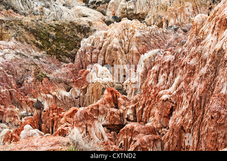 Höllen Half Acre, zeigt die Auswirkungen der Äonen der Erosion in Zentral-Wyoming, USA. Stockfoto