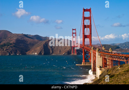 Die Golden Gate Bridge Stockfoto
