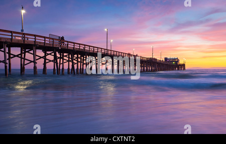 Newport Beach Pier Stockfoto