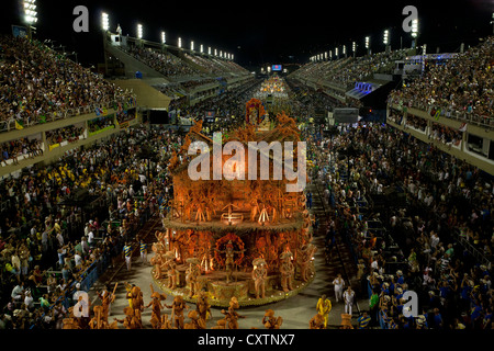 Karneval Rio De Janeiro Brasilien Stockfoto