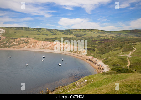 Worbarrow Bucht, Jurassic Coast, Dorset Stockfoto