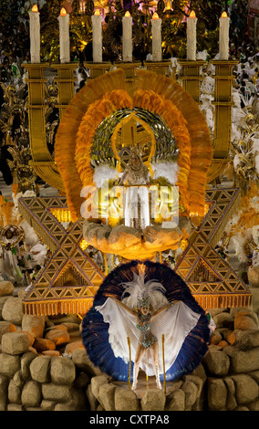 Karneval Rio De Janeiro Brasilien Stockfoto