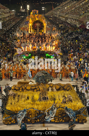 Karneval Rio De Janeiro Brasilien Stockfoto