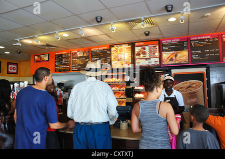 Dunkin Donuts-Café in Nassau, Bahamas Stockfoto